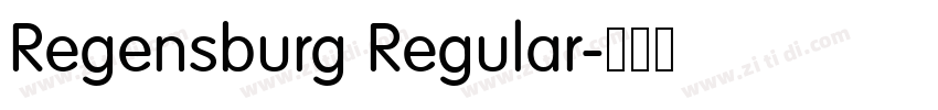 Regensburg Regular字体转换 Regensburg Regular字体转换
